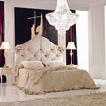 Comfortable Design Beds Ltalian Aesthetics Fashionable Soft Simple Bed Double French Nordic European Wood Cama Casal Furniture