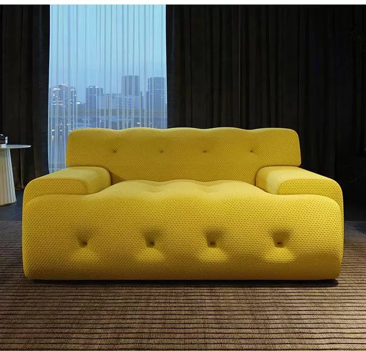 Italian Compressed Living Room Sofas Trendy Glam Modern Upholstered Living Room Sofas Comfy Simple Canapé Salon Home Furniture