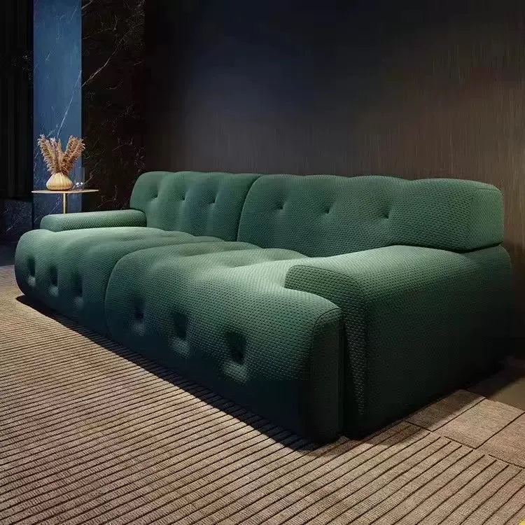 Italian Compressed Living Room Sofas Trendy Glam Modern Upholstered Living Room Sofas Comfy Simple Canapé Salon Home Furniture
