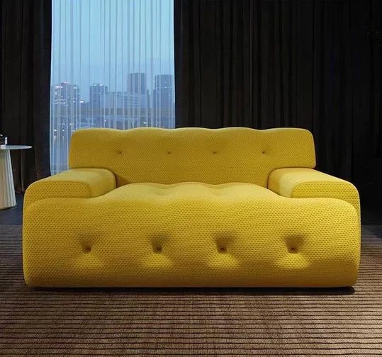 Italian Compressed Living Room Sofas Trendy Glam Modern Upholstered Living Room Sofas Comfy Simple Canapé Salon Home Furniture