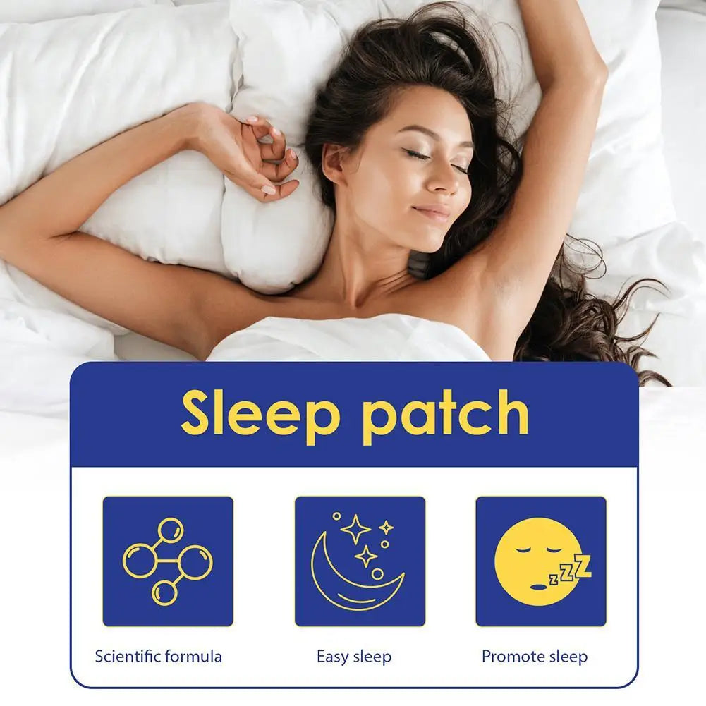 48/144/240Patches Sleep Patch Natural Sleep Aid Patch for Adults Kids Improve Sleep Cycle Nighttime Body Care
