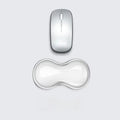 Mouse Pad with Wrist Rest, Keyboard Rest, Anti Slip Silicone Transparent Desktop Office Game Console, Mouse Wrist Rest