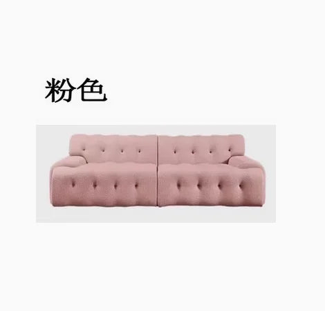 Italian Compressed Living Room Sofas Trendy Glam Modern Upholstered Living Room Sofas Comfy Simple Canapé Salon Home Furniture